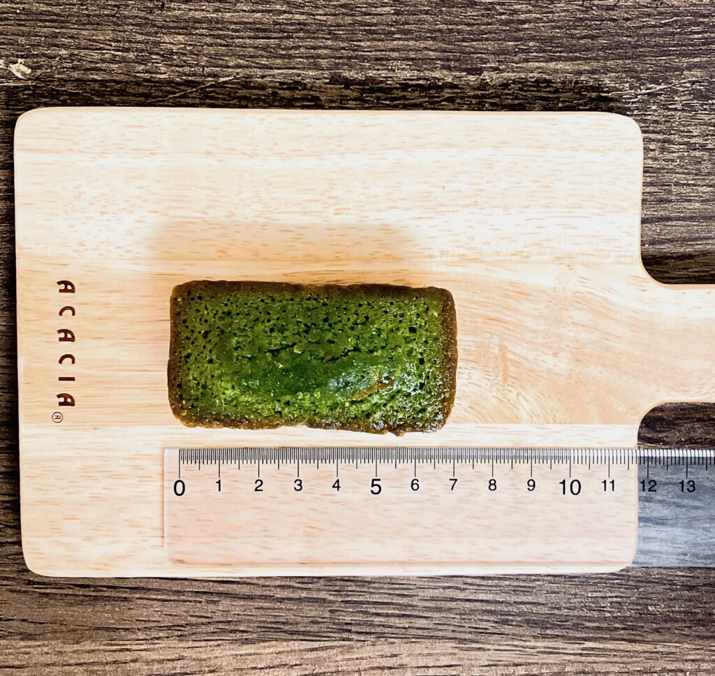 雅正庵の抹茶フィナンシェ茶蘇 大きさ01