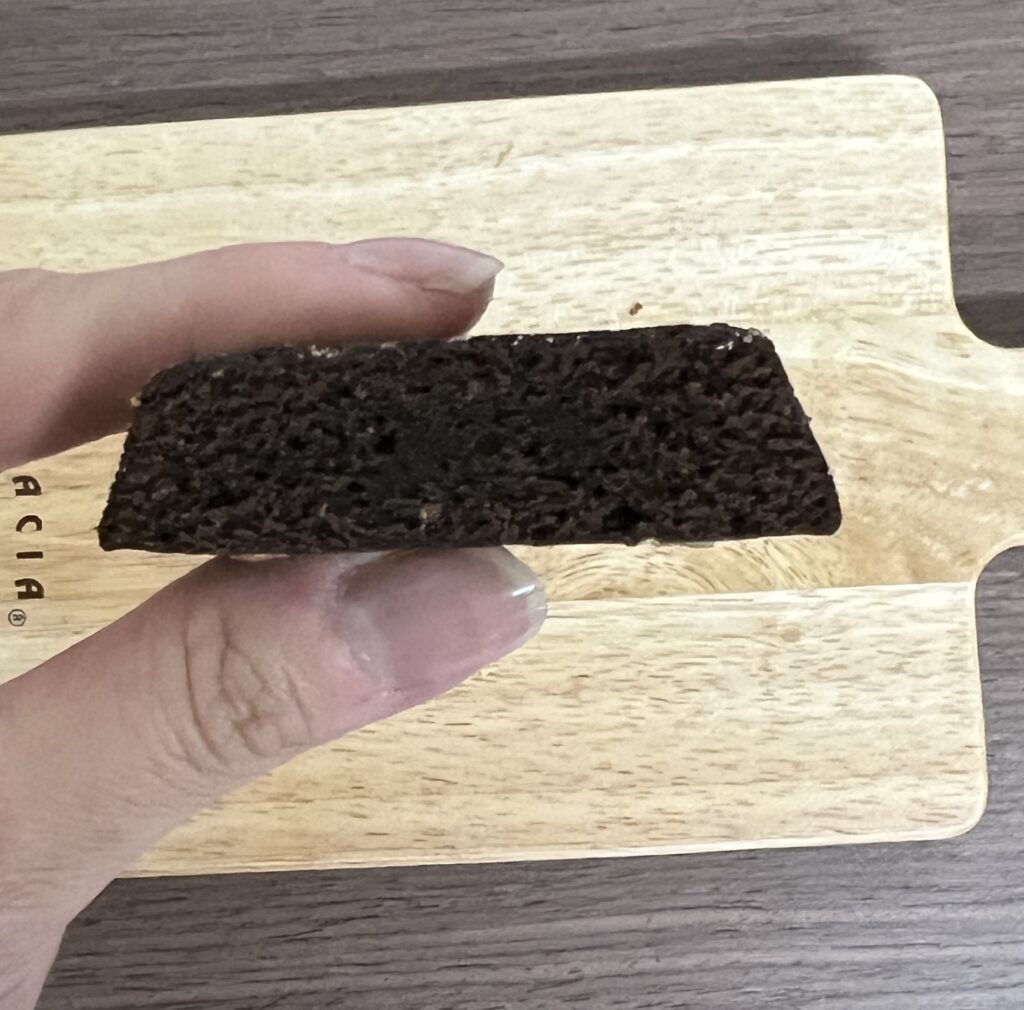 ブールミッシュのチョコレートオレンジケーキ カット
