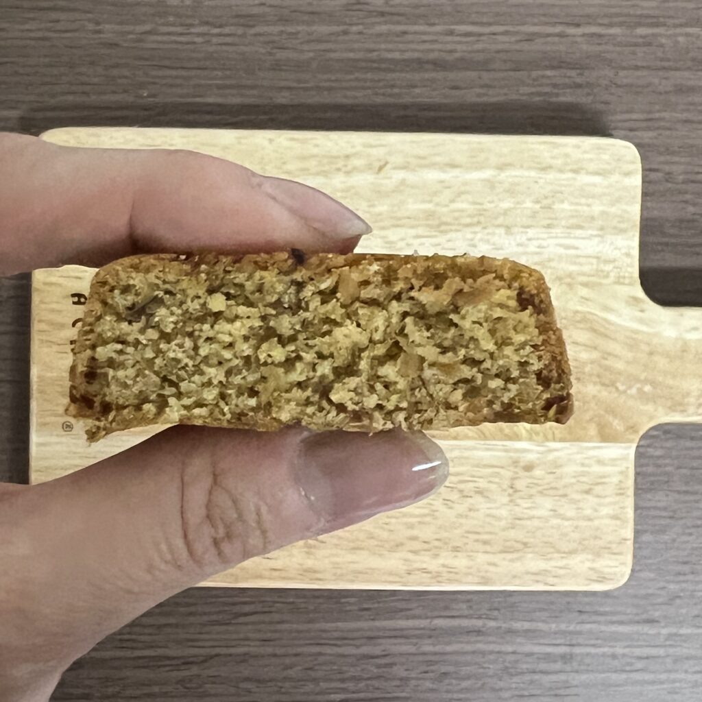 ブールミッシュのメープルアーモンドケーキ カット