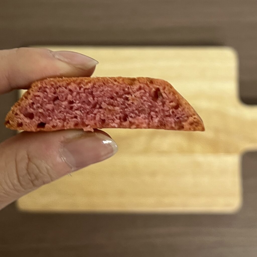 ブールミッシュのいちごバターケーキ カット