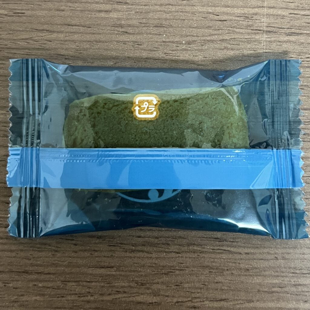不二家 銀座窯出しフィナンシェ 個包装パッケージ裏