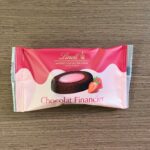 リンツ（Lindt）のリンツフィナンシェショコラ ストロベリー パッケージ表
