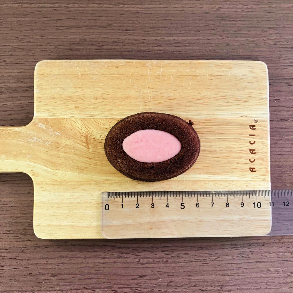 リンツ（Lindt）のリンツフィナンシェショコラ ストロベリー パッケージ 大きさ02