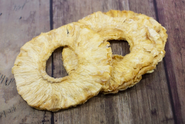 ドライパイナップルの写真