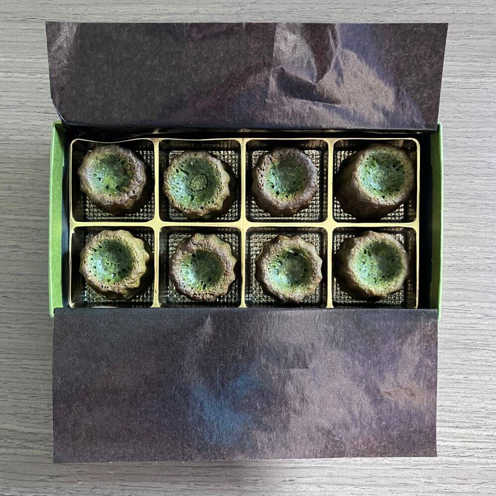 OBRAのカヌレ抹茶 箱開封2