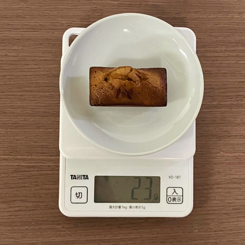 ちひろ菓子店の人生最高のフィナンシェ 濃厚ピスタチオ 重さ