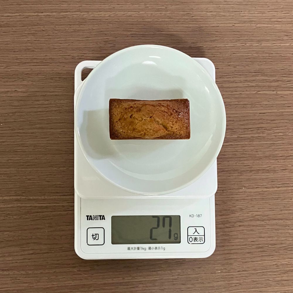 ちひろ菓子店の人生最高のフィナンシェ 香るアールグレイ 重さ