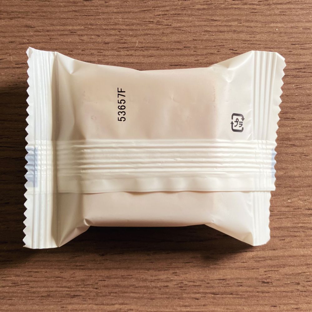 プレスバターサンド（PRESS BUTTER SAND）パッケージ裏