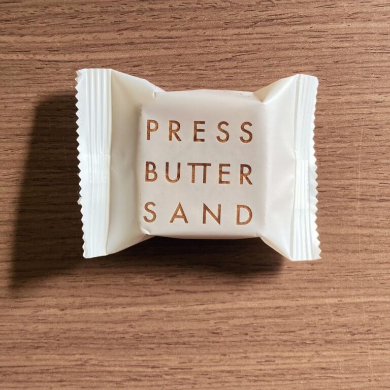 プレスバターサンド（PRESS BUTTER SAND）パッケージ表